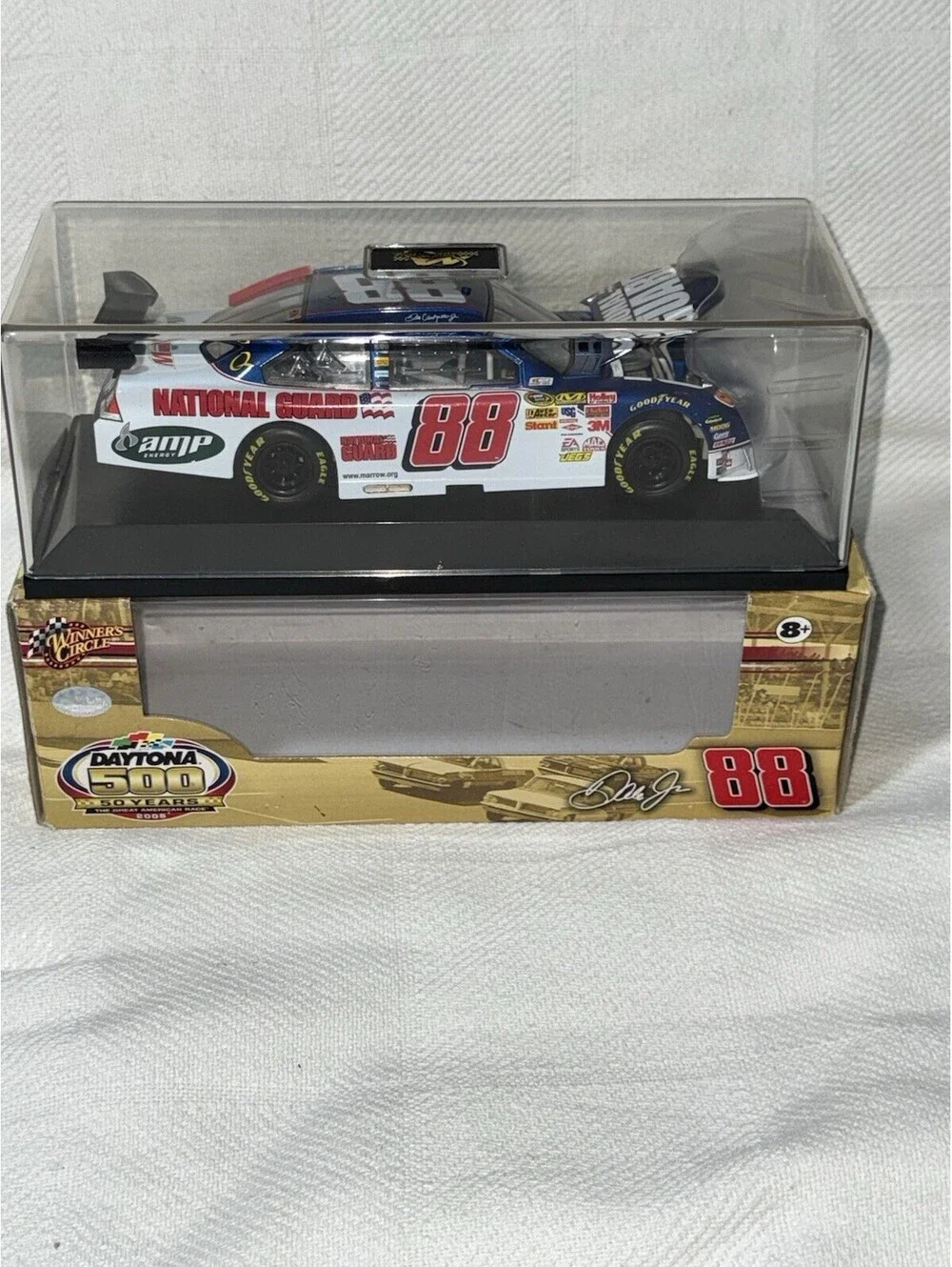 🔥🔥🔥 1:24 Earnhardt Jr 88 Daytona 500 50 Years  2008 Open Hood In Case